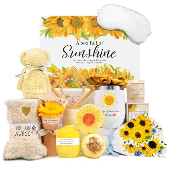 Coffret spa tournesol – Coffret cadeau bien-être femme