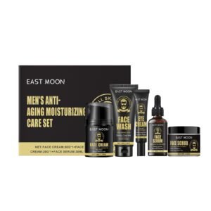 Coffret de soins hydratants anti-âge pour homme