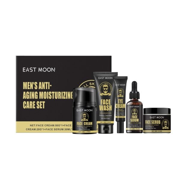 Coffret de soins hydratants anti-âge pour homme