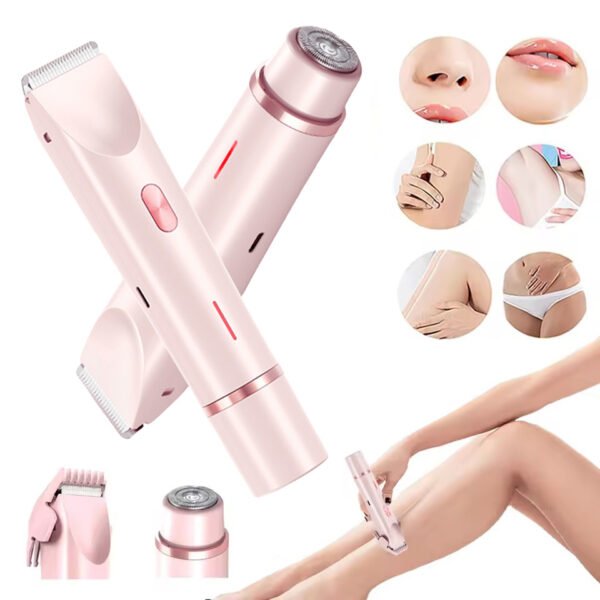 Rasoir Électrique 2 en 1 Femme – Tondeuse Pubis et Corps – Image 5
