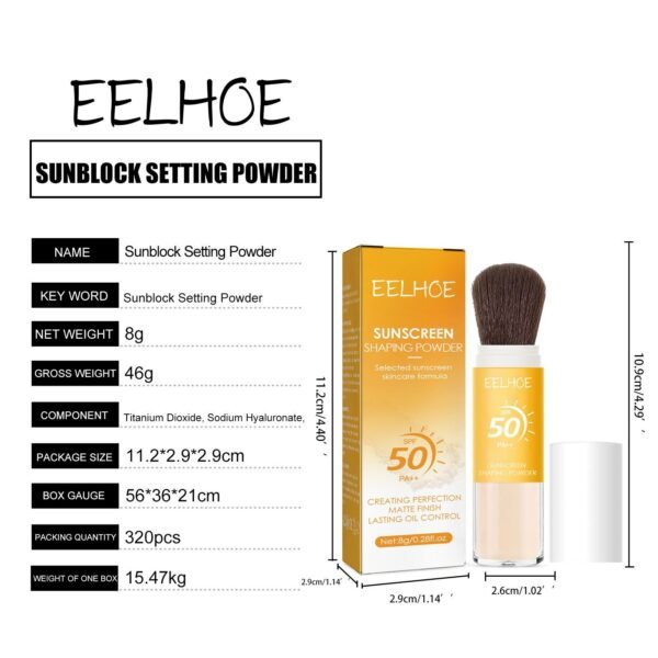Poudre fixatrice SPF 50 – Matifiante, waterproof et longue tenue – Image 4