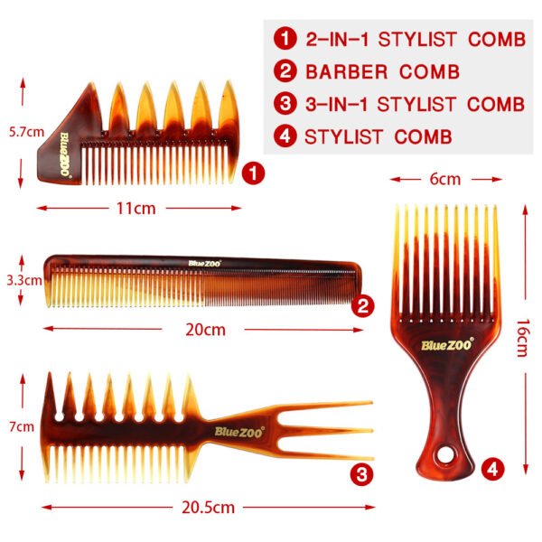 Set de Peignes pour Coiffures Hommes – Image 3